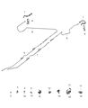 Ram ProMaster 2500 Brake Line Diagram - 68134611AB