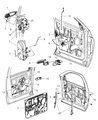 Dodge Ram 3500 Door Lock Actuator Diagram - 55372853AA