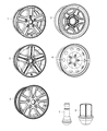Ram Dakota Spare Wheel Diagram - 52855013AA