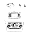 Chrysler 300 A/C Switch Diagram - 56054892AA