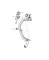 2010 Dodge Caliber Fuel Filler Neck Diagram - 5105117AE