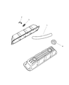 2003 Dodge Ram 3500 Crankcase Breather Hose Diagram - 53032690AA