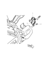 Dodge Horn Diagram - 68146626AB