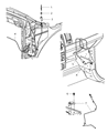 2008 Chrysler Aspen Antenna Diagram - 5064607AA