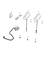 2022 Ram 1500 Antenna Diagram - 68487209AA