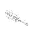 Dodge Transfer Case Seal Diagram - 5104566AA