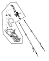 2008 Dodge Nitro Parking Brake Cable Diagram - 52129231AE