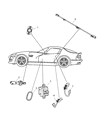 Dodge Viper Mirror Switch Diagram - 4608505AC