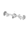 2023 Ram 1500 Classic Axle Shaft Diagram - 68334751AG