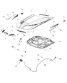 Dodge Hood Hinge Diagram - 55113550AF