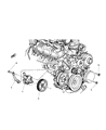 Chrysler Voyager Power Steering Pump Diagram - R4743060AE