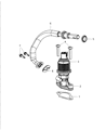 Jeep Commander EGR Valve Diagram - 53032509AL