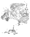 Chrysler PT Cruiser Shift Cable Diagram - 4668268