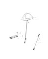 Dodge Durango Antenna Diagram - 5091352AE
