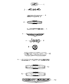Jeep Compass Emblem Diagram - 68373070AA