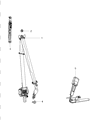 2016 Dodge Challenger Seat Belt Diagram - 1HZ171X9AE