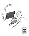 Dodge Journey Radiator Hose Diagram - 5058393AC