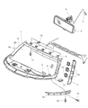 Dodge Viper Windshield Diagram - 4897573AA