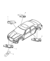 Chrysler Air Bag Control Module Diagram - 5081041AF