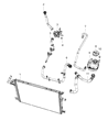 Jeep Wrangler Water Pump Diagram - 68290300AA