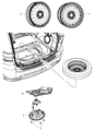 2011 Dodge Durango Spare Wheel Diagram - 68051987AB