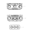 Jeep Commander A/C Switch Diagram - 55037979AB