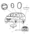 Dodge Caravan Dome Light Diagram - SK70BD1AA