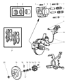 1999 Dodge Caravan Brake Disc Diagram - 4721820AE
