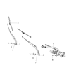 Ram Windshield Wiper Diagram - 68266322AA