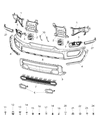 Ram 1500 Bumper Diagram - 5SX96JSCAA