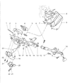 Dodge Ram Wagon Steering Column Diagram - 4864611