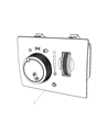Dodge Challenger Headlight Switch Diagram - 68029265AC