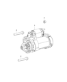 Chrysler Starter Motor Diagram - 68348376AA