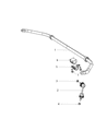 Dodge Viper Sway Bar Link Diagram - 4709289AB