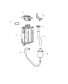 Dodge Durango Vapor Canister Diagram - 52855214AA