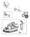 2002 Dodge Durango Headlight Diagram - 2AME55110A