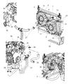 Dodge Magnum Radiator Hose Diagram - 4596509AC