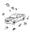 Dodge Charger Occupant Detection Sensor Diagram - 56038930AB