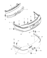 Chrysler Sebring Bumper Diagram - MR990730