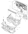 Chrysler Prowler Weather Strip Diagram - 4786216AB