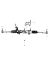 Jeep Compass Rack And Pinion Diagram - 5105046AD