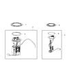 Jeep Fuel Level Sensor Diagram - 68217192AB