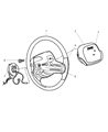 Jeep Wrangler Clock Spring Diagram - 56047105AB
