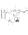 Dodge Durango A/C Hose Diagram - 68312609AD