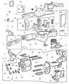 Chrysler Heater Core Diagram - 4886455AA