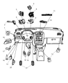 Jeep Brake Light Switch Diagram - 56045043AE