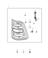 Ram Light Socket Diagram - 68396573AA