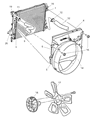 2004 Dodge Ram 3500 Fan Clutch Diagram - 52028790AE
