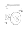 2012 Dodge Caliber Brake Booster Vacuum Hose Diagram - 4721949AE