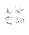 2020 Ram 2500 Car Mirror Diagram - 68325128AA